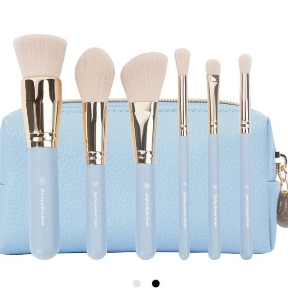 BH Cosmetics Escapade 6-Piece Mini Face & Eye Brush Set w/Bag - Picture 7 of 7